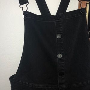 Black overalls